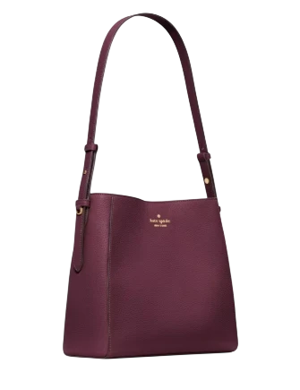 Kate Spade New York Juliette Medium Bucket Bag Deep Cherry