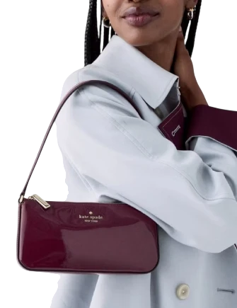 Kate Spade New York Juliette Patent Mini Bag Deep Cherry
