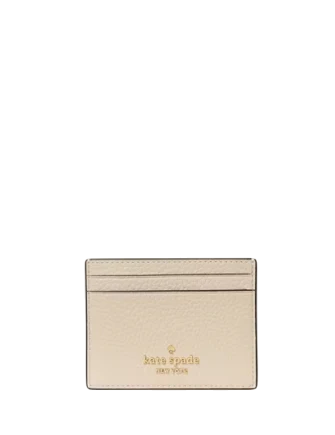 Kate Spade New York Juliette Small Slim Card Holder Light Sand