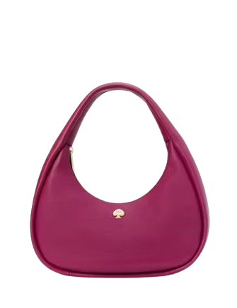Kate Spade New York Kayla Large Crescent Shoulder Bag  Dark Raspberry
