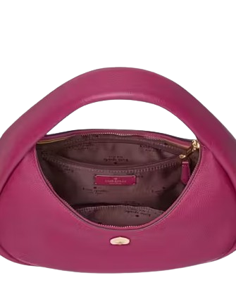 Kate Spade New York Kayla Large Crescent Shoulder Bag  Dark Raspberry