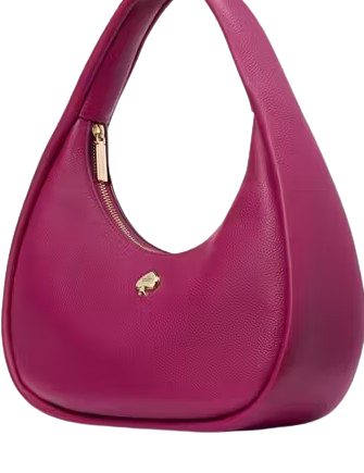 Kate Spade New York Kayla Large Crescent Shoulder Bag  Dark Raspberry