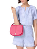 Kate Spade New York Kayla Pebbled Leather Saddle Bag Rose Oil