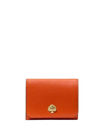 Kate Spade New York Kayla Small L-zip Wallet Fiery Orange