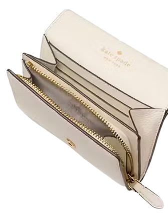 Kate Spade New York Kayla Small L-zip Wallet Meringue