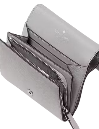 Kate Spade New York Kayla Small L-zip Wallet Mountain Grey