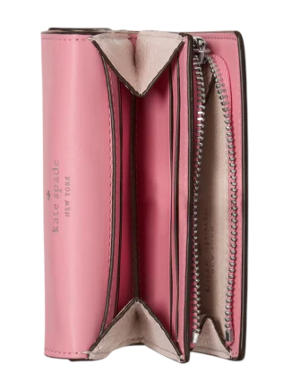 Kate Spade New York Kayla Small L-zip Wallet Powdered Sugar