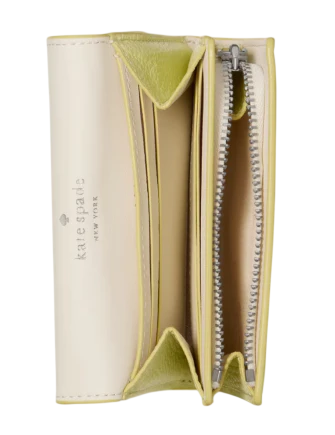 Kate Spade New York Kayla Small L-zip Wallet Tennis Ball