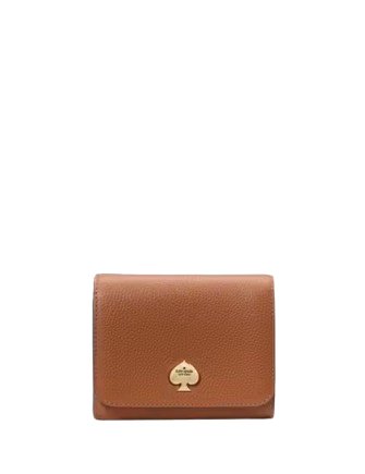 Kate Spade New York Kayla Small L-zip Wallet Warm Gingerbread