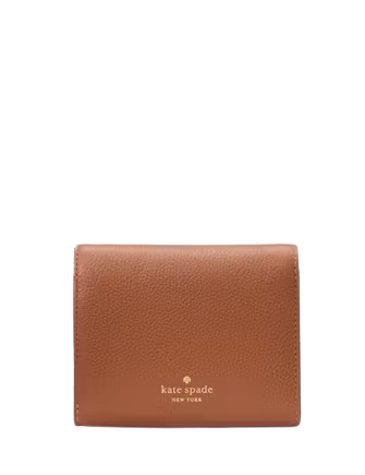 Kate Spade New York Kayla Small L-zip Wallet Warm Gingerbread