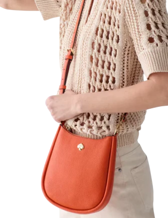 Kate Spade New York Kayla Small Swingpack Crossbody Fiery Orange 