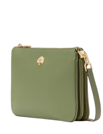 Kate Spade New York Kayla Small Triple Compartment Crossbody Cedar Stand