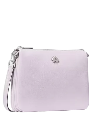 Kate Spade New York Kayla Small Triple Compartment Crossbody Light Frozen Lilac 