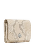 Kate Spade New York Kayla Snake Small L-zip Flap Wallet  Natural 