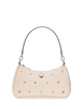 Kate Spade New York Kayla Suede Studs Small Convertible Shoulder Bag Milk Glass