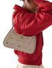 Kate Spade New York Kayla Suede Studs Small Convertible Shoulder Bag Milk Glass