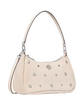 Kate Spade New York Kayla Suede Studs Small Convertible Shoulder Bag Milk Glass