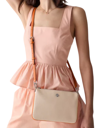 Kate Spade New York Kayla Triple Crossbody Bag Milk Glass 