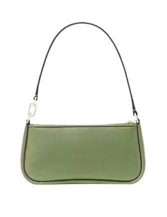 Kate Spade New York Kayla Woven Leather Convertible Wristlet Cedar Stand