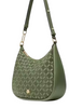 Kate Spade New York Kayla Woven Leather Large Shoulder Bag Cedar Stand