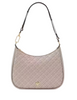 Kate Spade New York Kayla Woven Leather Large Shoulder Bag Cozy Grey