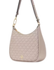 Kate Spade New York Kayla Woven Leather Large Shoulder Bag Cozy Grey