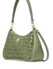 Kate Spade New York Kayla Woven Leather Small Convertible Shoulder Bag Cedar Stand
