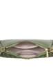 Kate Spade New York Kayla Woven Leather Small Convertible Shoulder Bag Cedar Stand