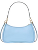 Kate Spade New York Kayla Woven Leather Small Convertible Shoulder Bag Montauk Blue