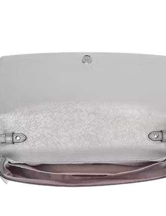 Kate Spade New York Kenzie Metallic Small Convertible Crossbody Lunar Light