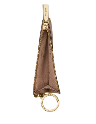 Kate Spade New York Key Ring Card Holder Bungalow Brown