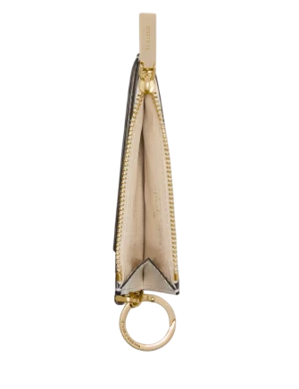 Kate Spade New York Key Ring Card Holder Cashew Milk