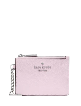 Kate Spade New York Key Ring Card Holder Dahlia Pink