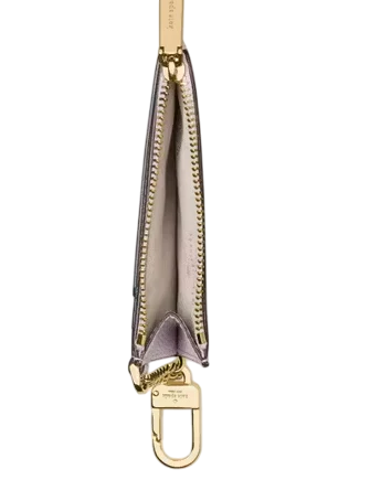 Kate Spade New York Key Ring Card Holder Light Frozen Lilac