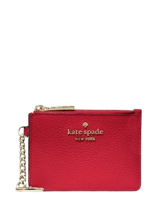 Kate Spade New York Key Ring Card Holder Perfect Cherry