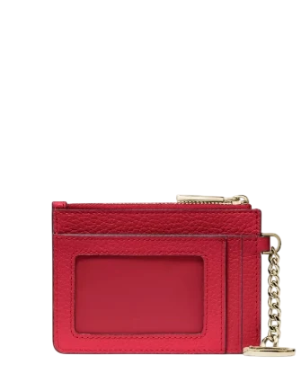 Kate Spade New York Key Ring Card Holder Perfect Cherry