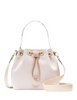 Kate Spade New York Kip Canvas Bucket Bag Light Fawn 