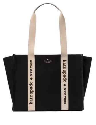 Kate Spade New York Kip Canvas Large Tote Black