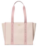 Kate Spade New York Kip Canvas Large Tote Rose Smoke