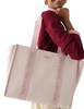 Kate Spade New York Kip Canvas Large Tote Rose Smoke