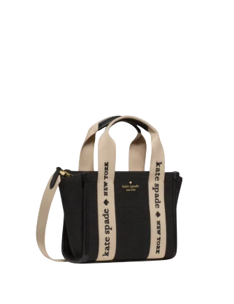 Kate Spade New York Kip Canvas Mini Tote Canvas Black
