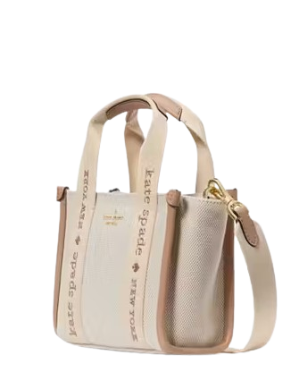 Kate Spade New York Kip Canvas Mini Tote  Light Fawn 
