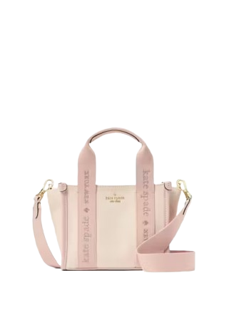 Kate Spade New York Kip Canvas Mini Tote Rose Smoke