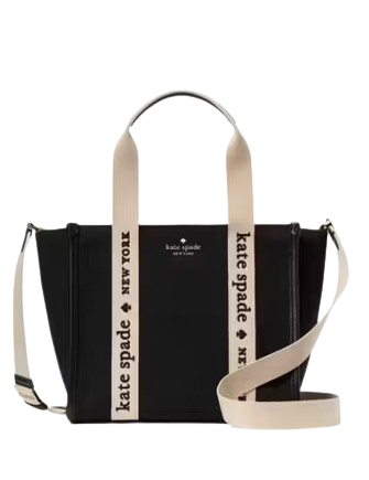 Kate Spade New York Kip Canvas Small Tote Black