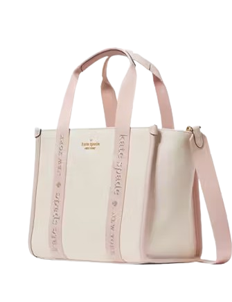 Kate Spade New York Kip Canvas Small Tote  Rose Smoke 