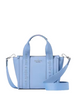 Kate Spade New York Kip Leather Mini Tote Periwinkle Sky