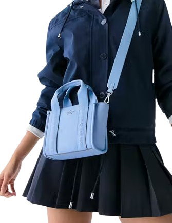 Kate Spade New York Kip Leather Mini Tote Periwinkle Sky