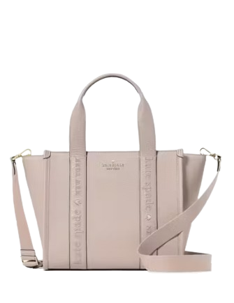 Kate Spade New York Kip Leather Small Tote Cozy Grey 