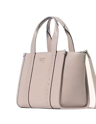 Kate Spade New York Kip Leather Small Tote Cozy Grey 