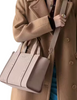 Kate Spade New York Kip Leather Small Tote Cozy Grey 